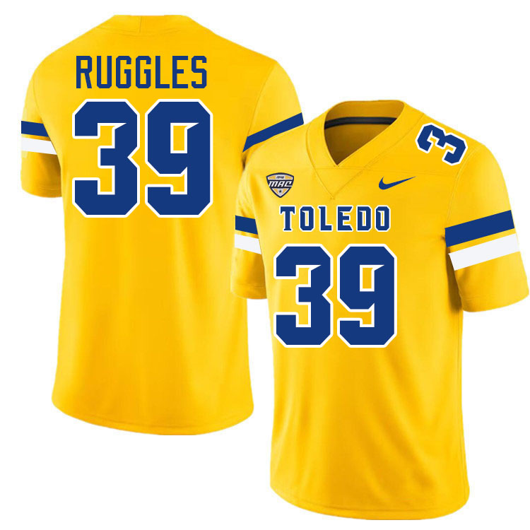 Anthony Ruggles Toledo Jersey,Toledo Rockets College Football Jersey Youth College-Gold